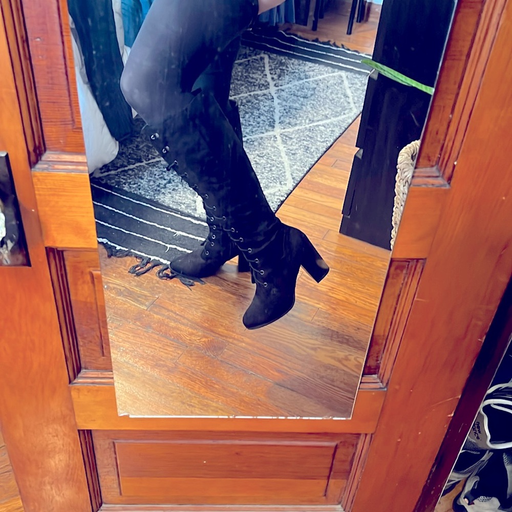Knee high boots